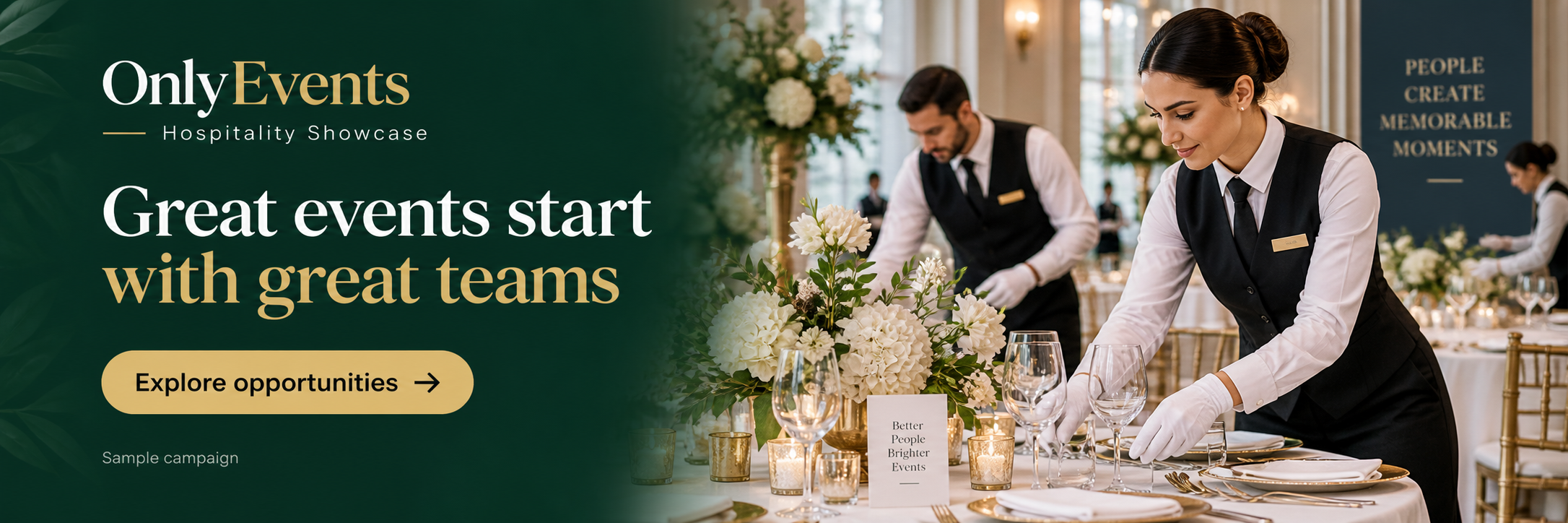 Great events start with great teams